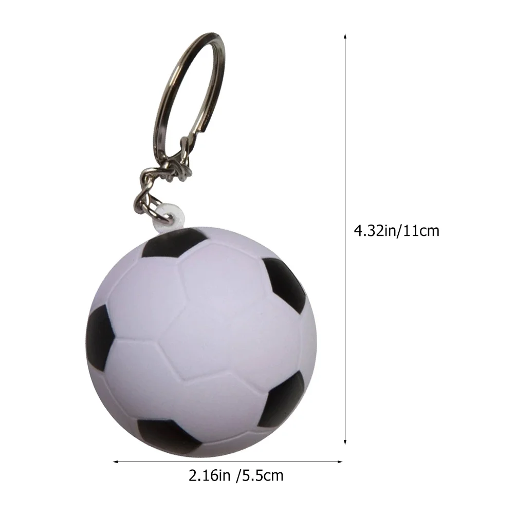10 قطعة سلسلة المفاتيح كرة القدم قابل للسحب أقلام حبر أزرق السلس الكتابة متعة أقلام مكتب المدرسة الهدايا كرة القدم القلم #3