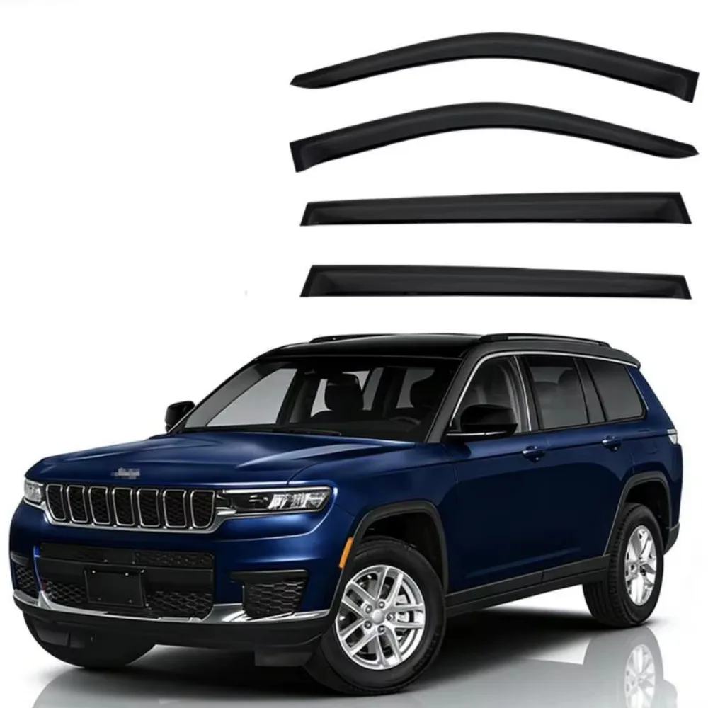 Window Visor Rain Exterior Part Body Kit Accessories For Jeep Grand Cherokee 2010 2011 2012 2013 2014 2015 2016 2017 2018 -2025