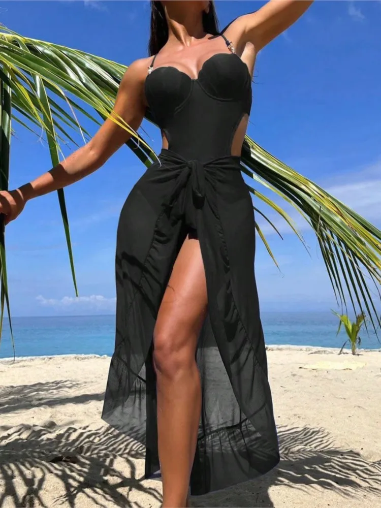 

Ретро бикини с принтом, модный купальник из двух частей и накидка с юбкой, облегающий женский бандажный летний пляжный роскошный элегантный купальник