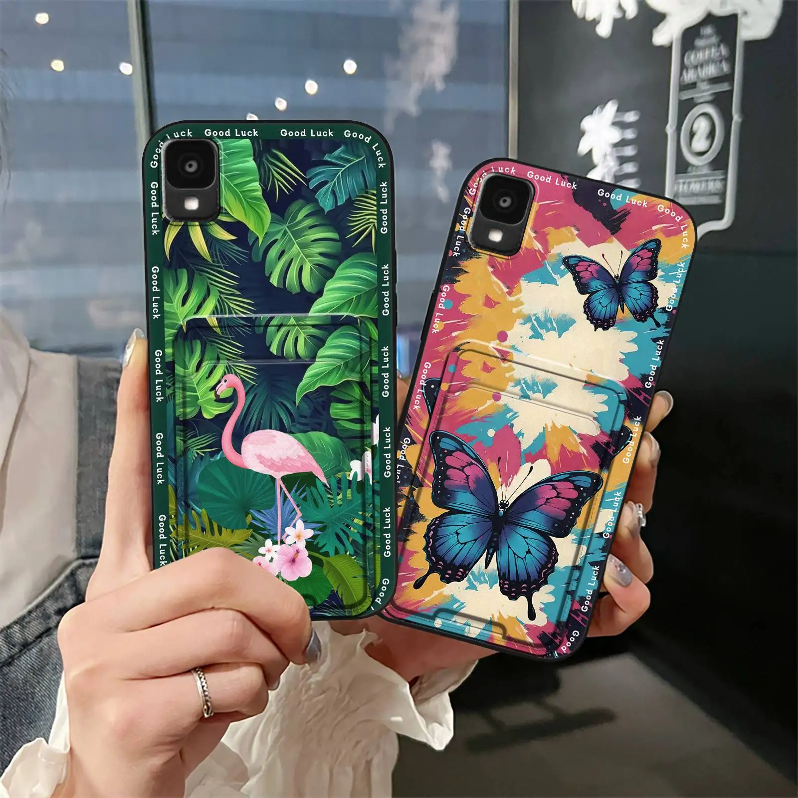 

Dirt-resistant Cute Phone Case For TCL 30Z/30LE/T602DL Fashion Design TPU Silicone Anti-knock protective Soft case
