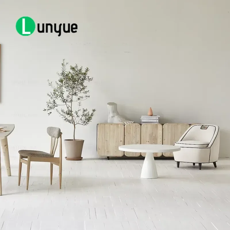 Nordic Antique Style Wooden TV Cabinet Modern Japanese Living Room Storage Console Table Bracket Minimalist Home Furniture
