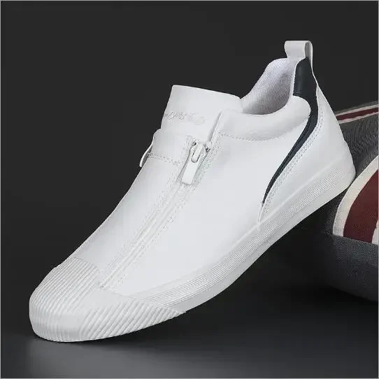 

2025 Men's Trendy Sneakers Leather Soft Sole Men Shoes Size 38-44 New Autumn