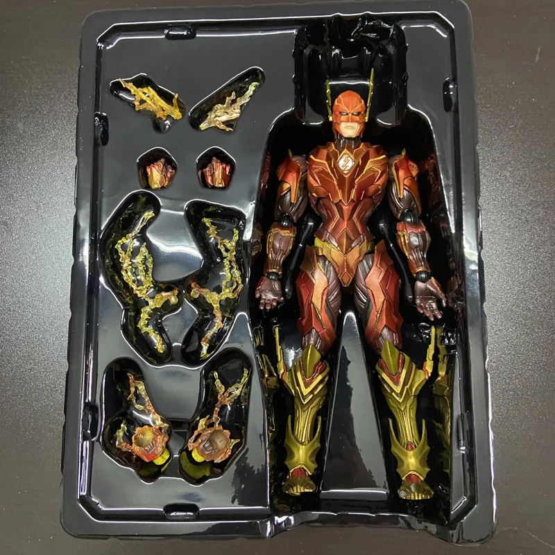 Play Arts DC Justice League The Flash Action Figure Alta Qualidade PVC Modelo Colecionável Brinquedo Presentes de Aniversário