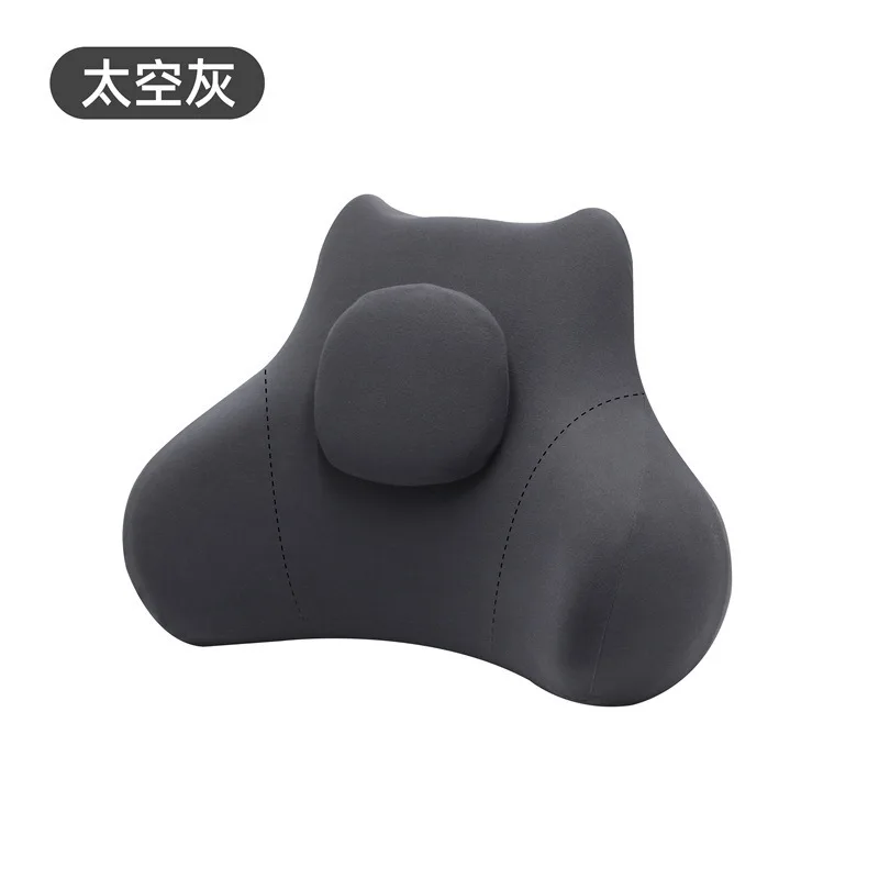 Slow Rebound Memory Foam Waist Support Cushion Ergonomic Lumbar Pillow Suitable for Automobile Seats and Daily Office Chair Use