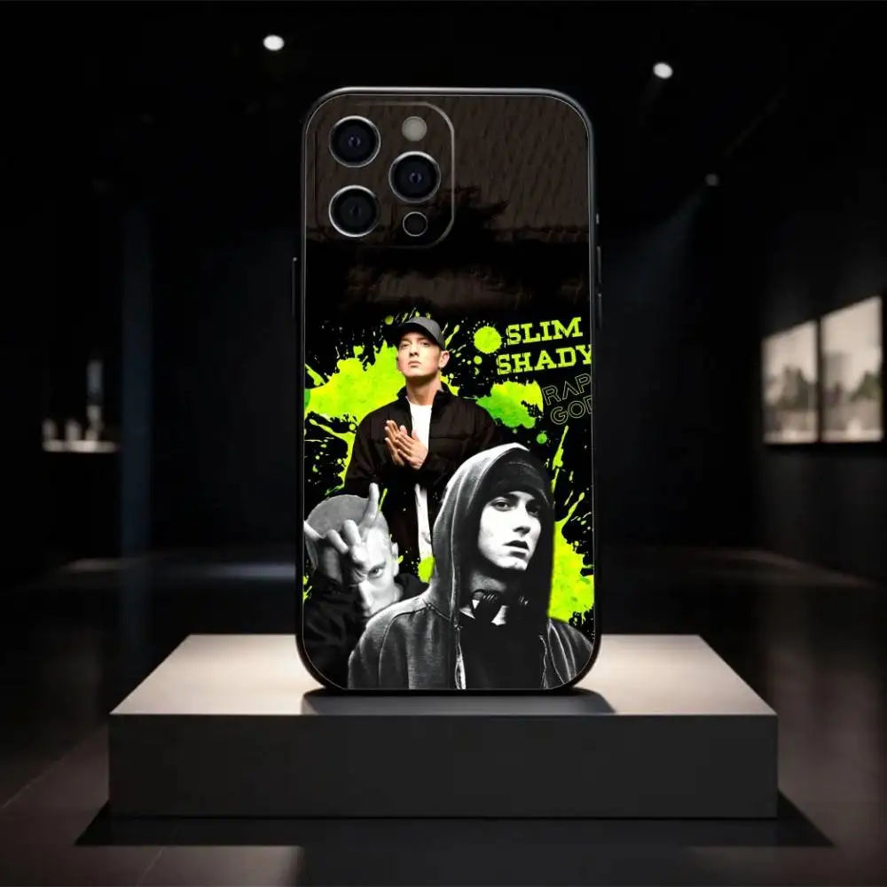 R-Rapper Eminem  Phone Case Silicone Soft For IPhone 17 16 15 14 13 12 11 X XR Plus Pro Max Plus