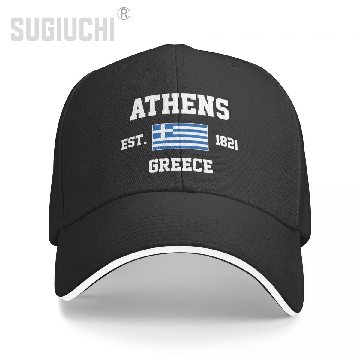 Baseball Cap Greece EST.1821 Athens Capital Men Women Unisex Hip Hop Sandwich Caps Snapback Golf Hat Fishing