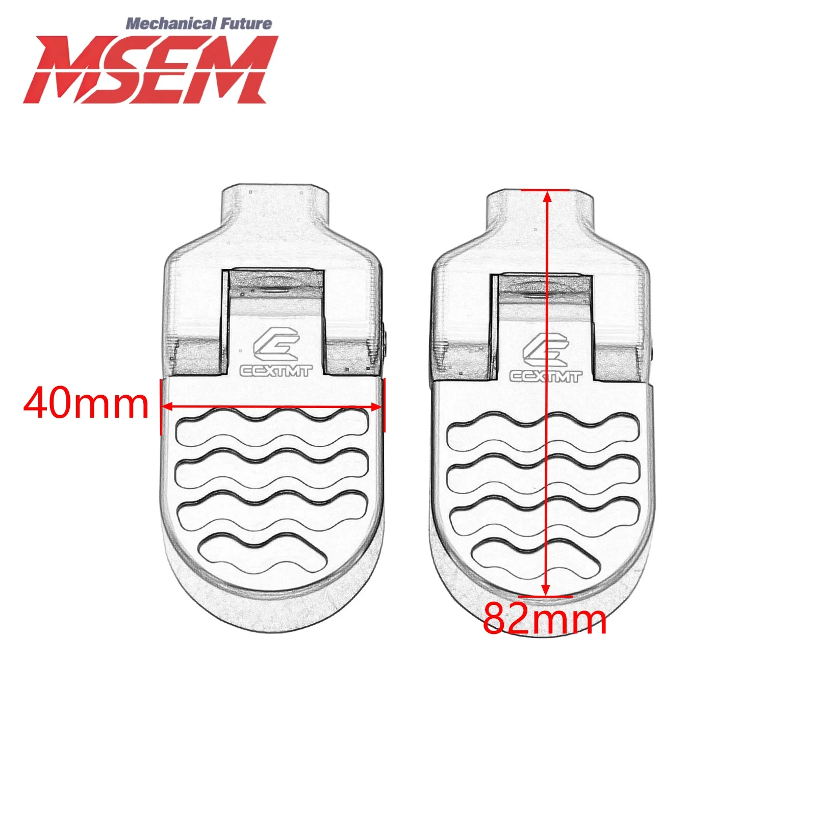For Sur Ron Light Bee X/S/L1E Talaria Sting X3 MX3 MX4 MX5 Electric Motorcycle CNC Modified Passenger Foot Pegs Replacement