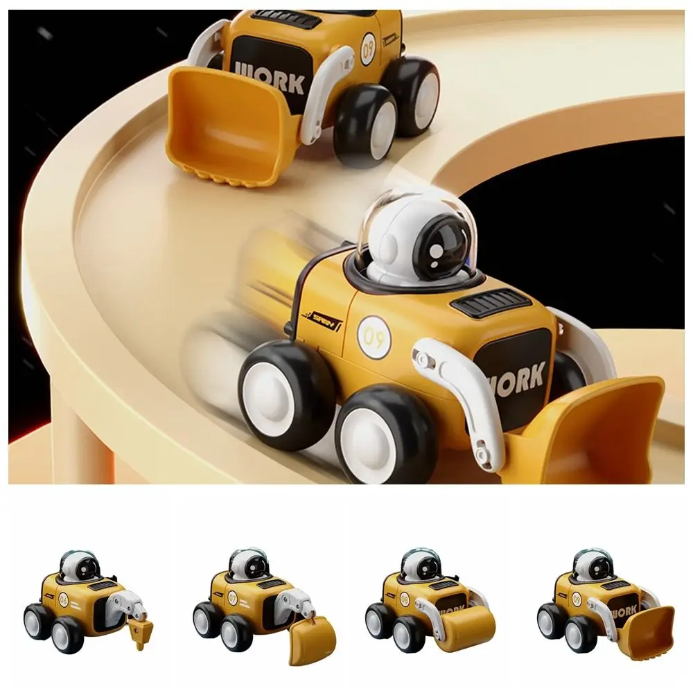 

Engineering Vehicle Astronaut Car Whistle Toy Excavator Whistling Childrens Cartoon Toy Car Press Collection