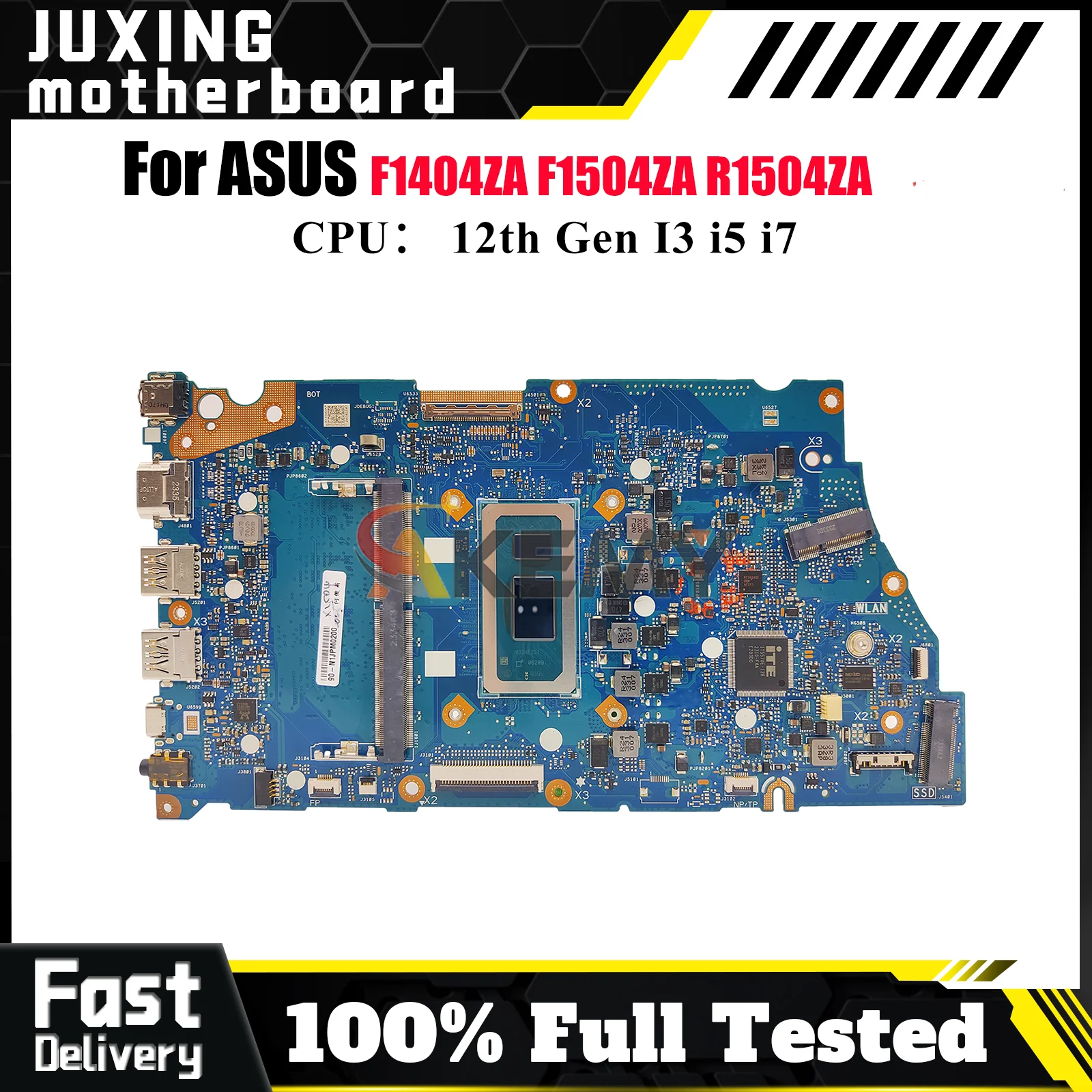 

X1704ZA Laptop Motherboard For ASUS VivoBook F1404ZA R1504ZA X1404Z X1404ZA F1504ZA F1704ZA Mainboard With 12th Gen I3 i5 i7 stk