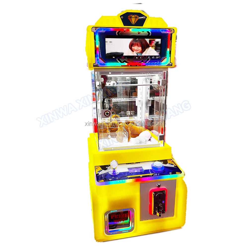 Factory Sale Mini For Coin Pusher Grabber Clip Doll Toy Vending Machine Cheap Prices Tanks Fighter Claw Crane Vender Made Of