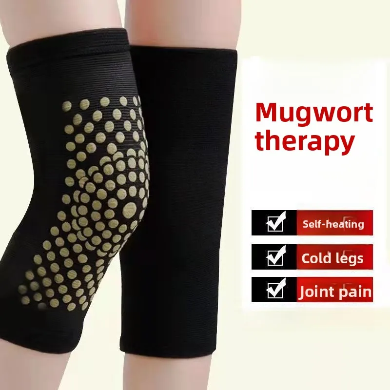 Aquecedores térmicos Mugwort com ajuste ajustável, suporte de articulação macia para atividades ao ar livre, design unissex