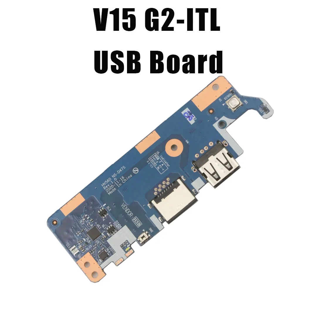 Placa USB para ordenador portátil 5C50S25178 NS-D475 HV560 para Lenovo V15 G2-ITL 82KB nueva