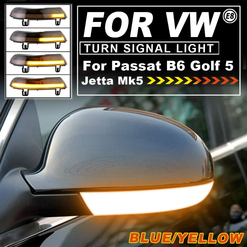For Volkswagen GOLF 5 GTI plus MK5 Jetta Passat B6 B5.5 Variant EOS Sharan for VW arrow light Dynamic Blinker Turn Signal LED