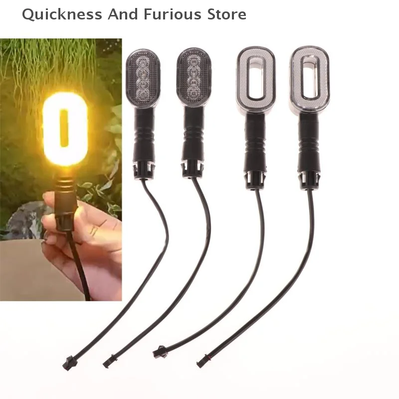 

2 шт. Велосипедный фонарь-указатель поворота с гудком и задним фонарем 36В/48В/60В/72В, сигнальная лампа для электроскутера, мотоцикла, запчасти для скутеров