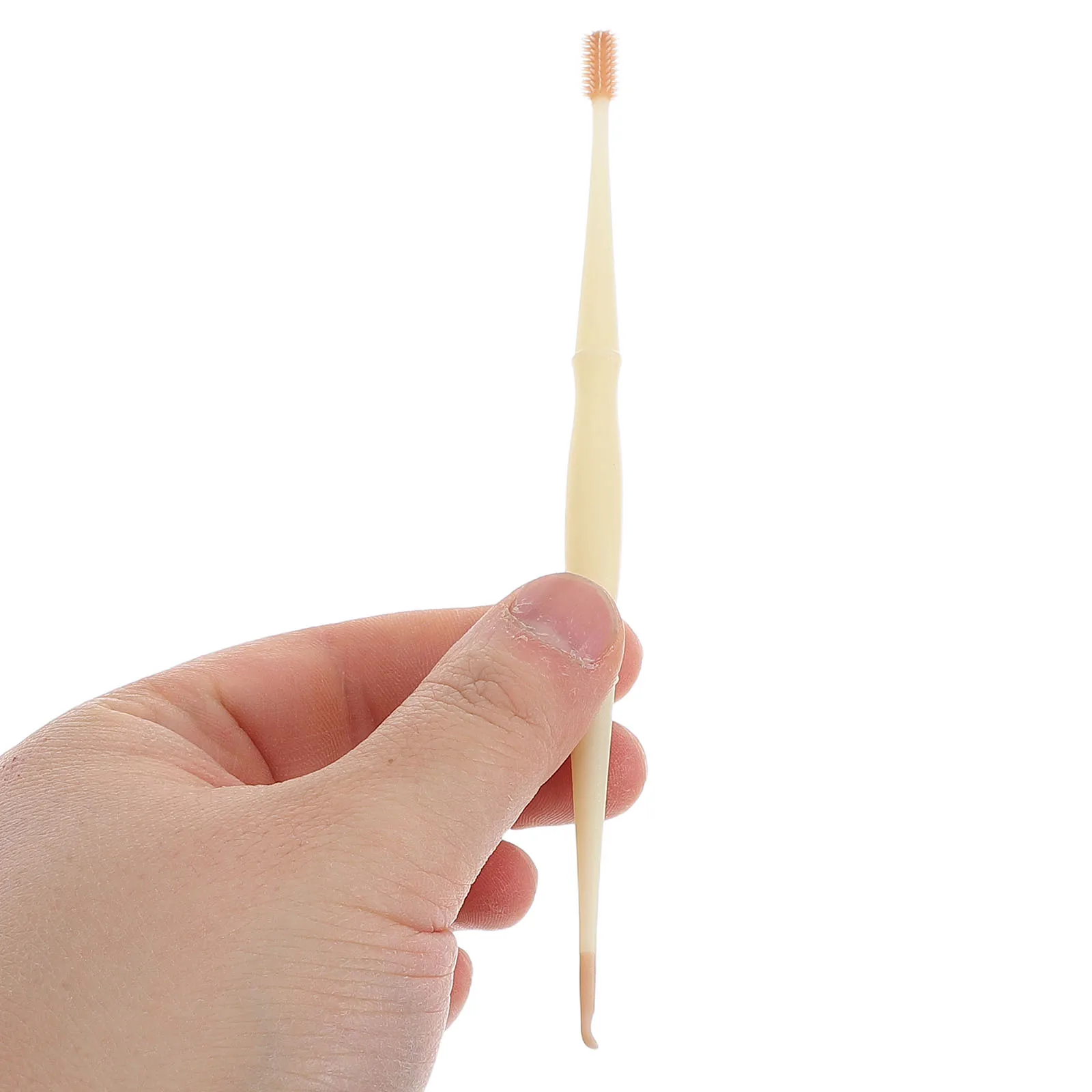 

1 set Dual Head Cleaner Wax Removal Tool Scoop Tips Earwax Remover Cleaning Kit Safe Silicone Plastic Picks Ear Care