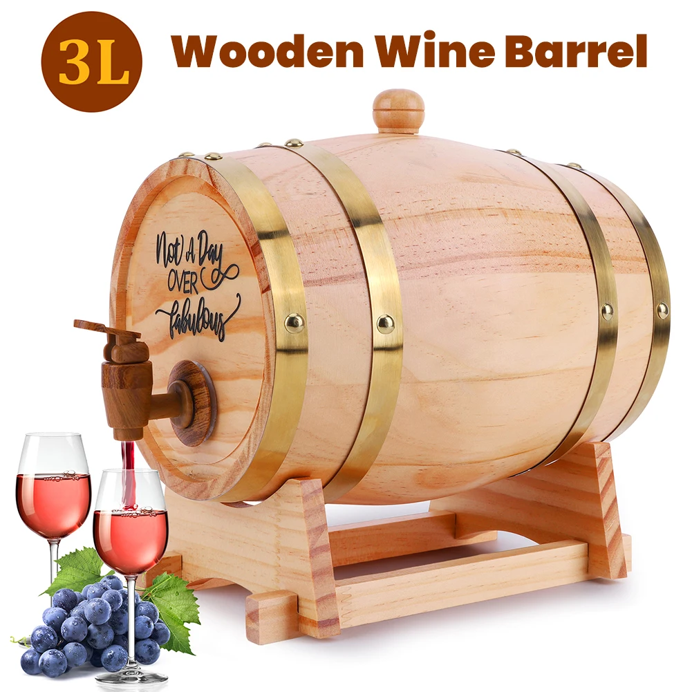 3L Wooden Whiskey B…