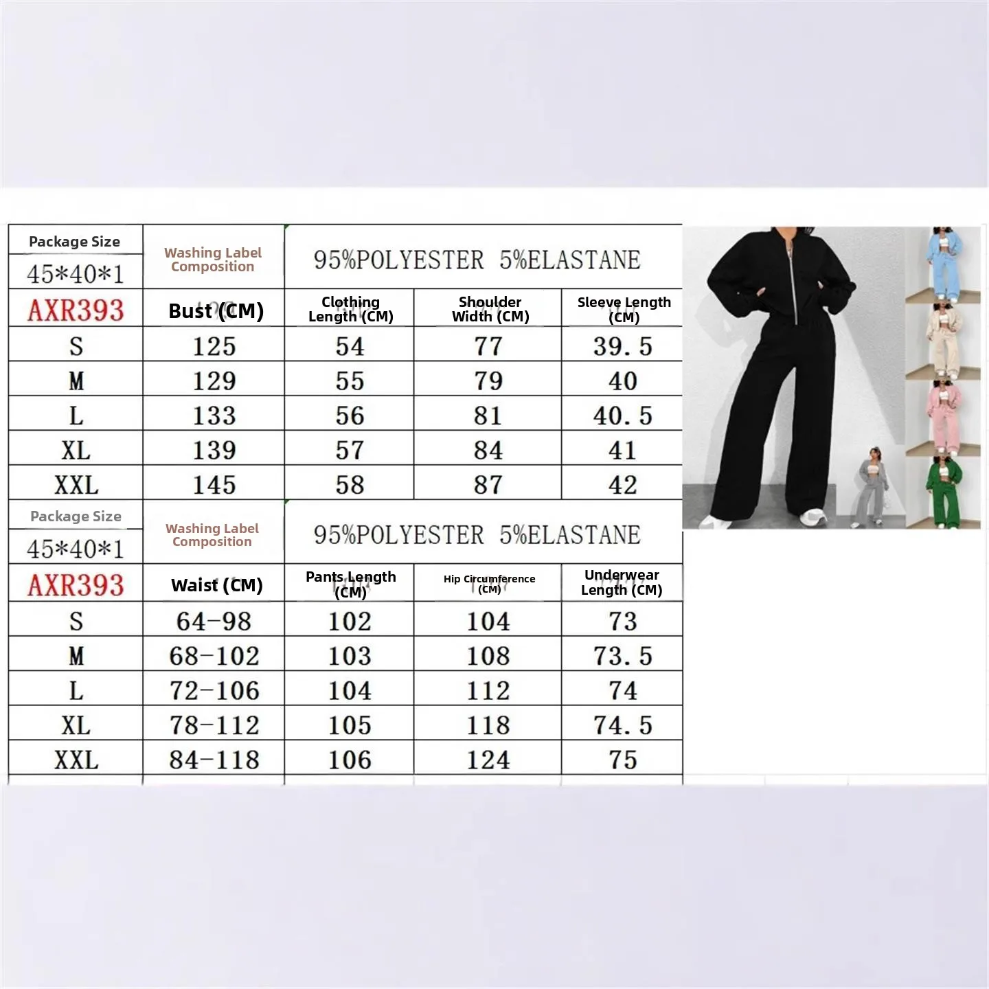 Trendiges zweiteiliges Set mit Reißverschluss, schmale Passform, offene Strickjacke für Damen, Frühling und Herbst 2025, elastisch, lang, Sve Casual Faion Ensemble