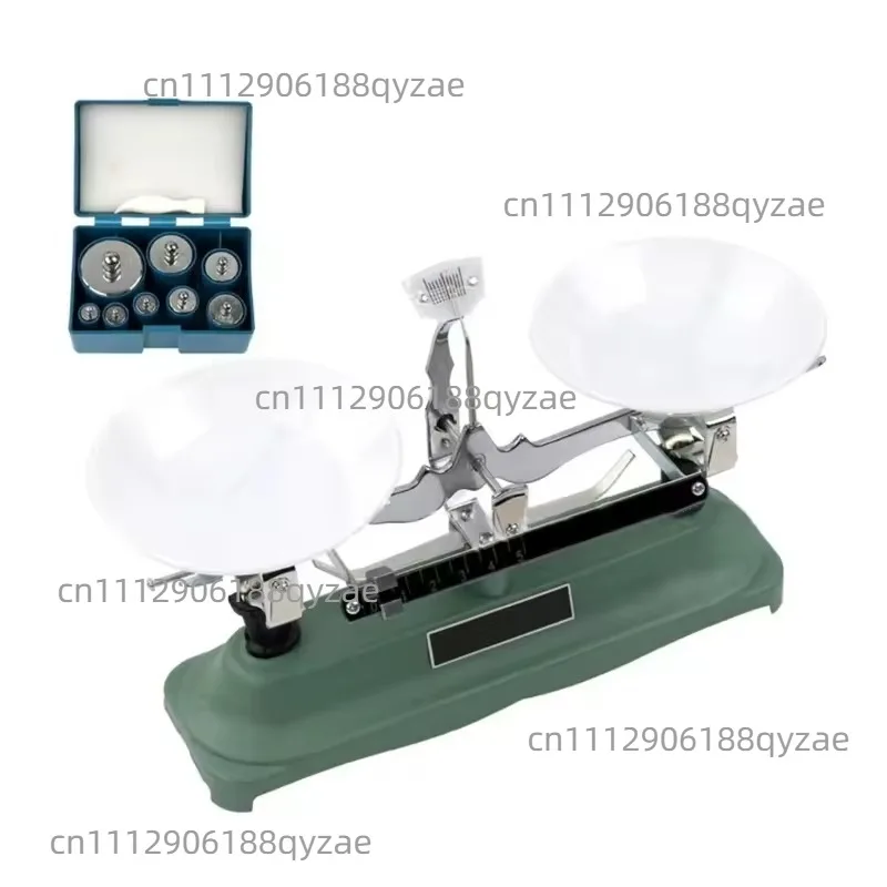 200g/0.2g Mechanical Lab Tray Balance Scale with Weights Balance Scale Chemical Physics Laboratory Teaching Tool