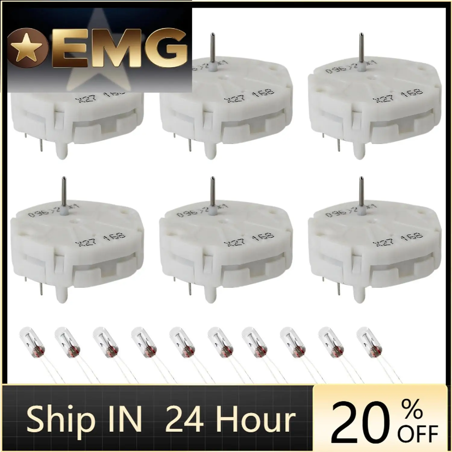 6Pcs GM & GMC Switec Gauge Cluster Stepper Motor Kit 10 4.7mm 100mA speedometer Bonus Bulbs - New Cars Accessories