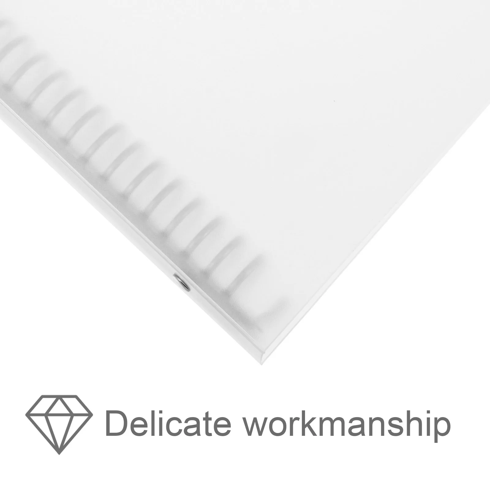 

PP Binder Cover Translucent Notebook Shell Handbook Protector Smooth Surface Long Lasting Easy Clean Office Supply