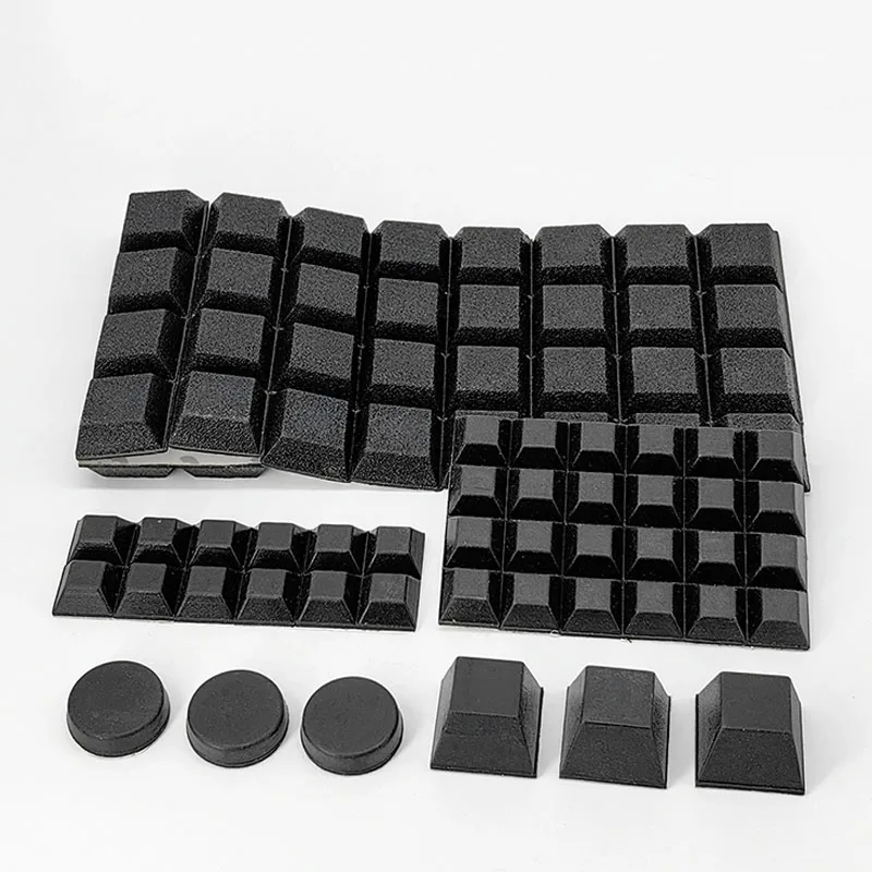 Rubber Feet Self-adhesive Furniture Pads Round/Square Protectors Notebook Calculator Table Damper Buffer Pad view 5