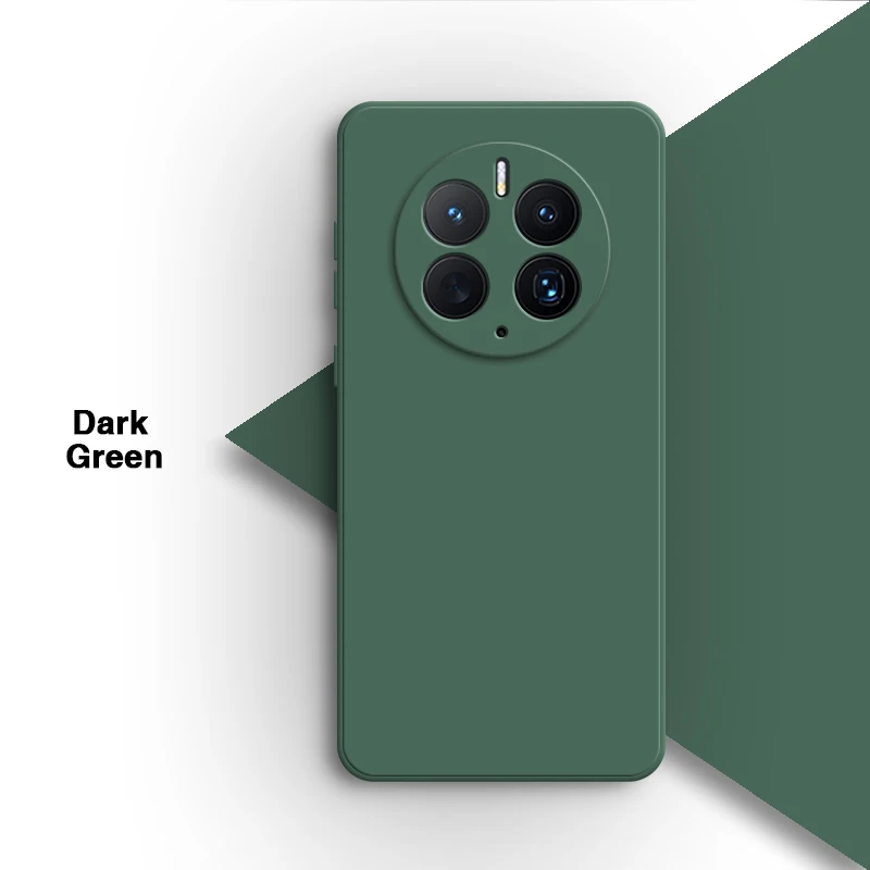 Flüssige Silikon-Handyhülle für Huawei Mate 60 50 40 Pro Plus 50E 40E RS 5G, weiche Original-Schutzhüllen