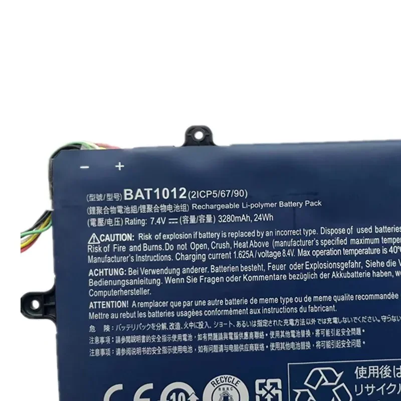 BAT-1012 BAT1012 بطارية الكمبيوتر المحمول لشركة أيسر Iconia TAB A200 A520 سلسلة 2ICP5/67/90 BT.00203.011 7.4V 3280mAh 24Wh