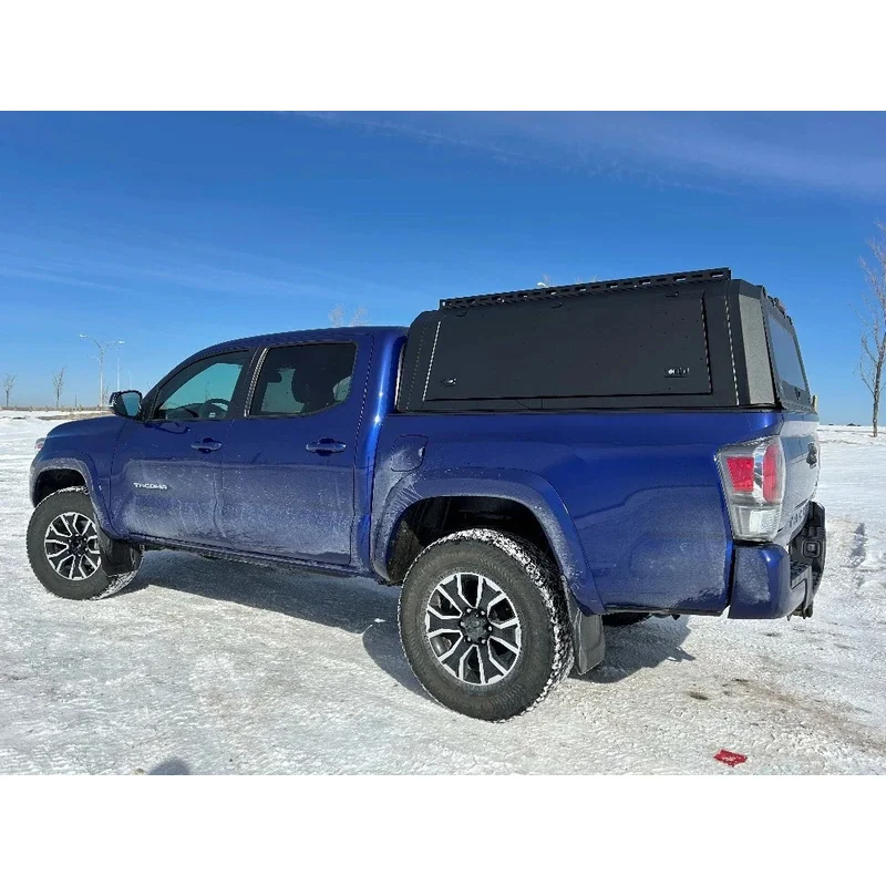 4X4 WD Truck Tray Aluminum Alloy Pickup Toolbox Ute Canopy For LVD T90