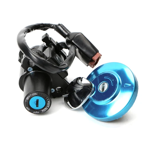 Imagen 2 del producto Cerradura de interruptor de encendido de motocicleta, tapa de tanque de gasolina y Gas, llave de bloqueo de asiento para Honda CRF250L CRF250LA CRF250 L LA CRF 250