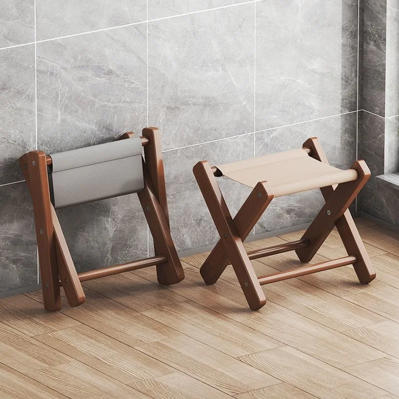 Portable Bamboo Folding Stool Outdoor Camping Fishing Travel Rest Compact Mazha Small Bench Seat Foldable Design Jin Load Claim