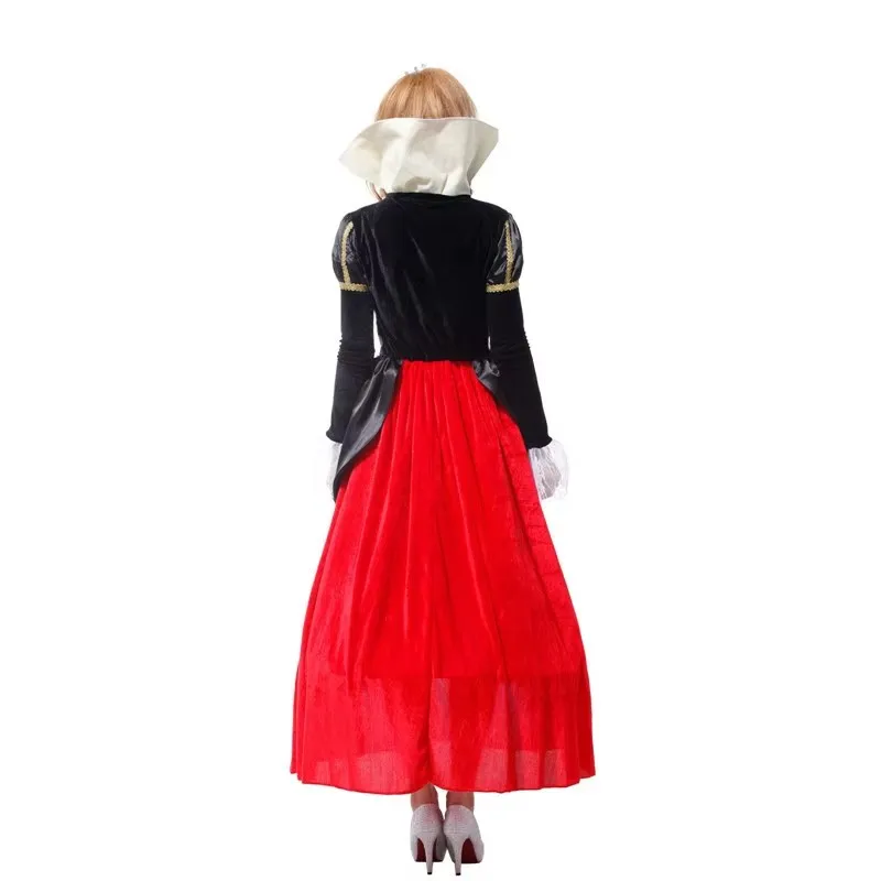Alice In Wonderland Rode Koningin Van Harten Kostuums Voor Vrouwen Kostuum Sexy Koninklijke Cosplay Kleding Vrouwen Halloween Verkleedkleding