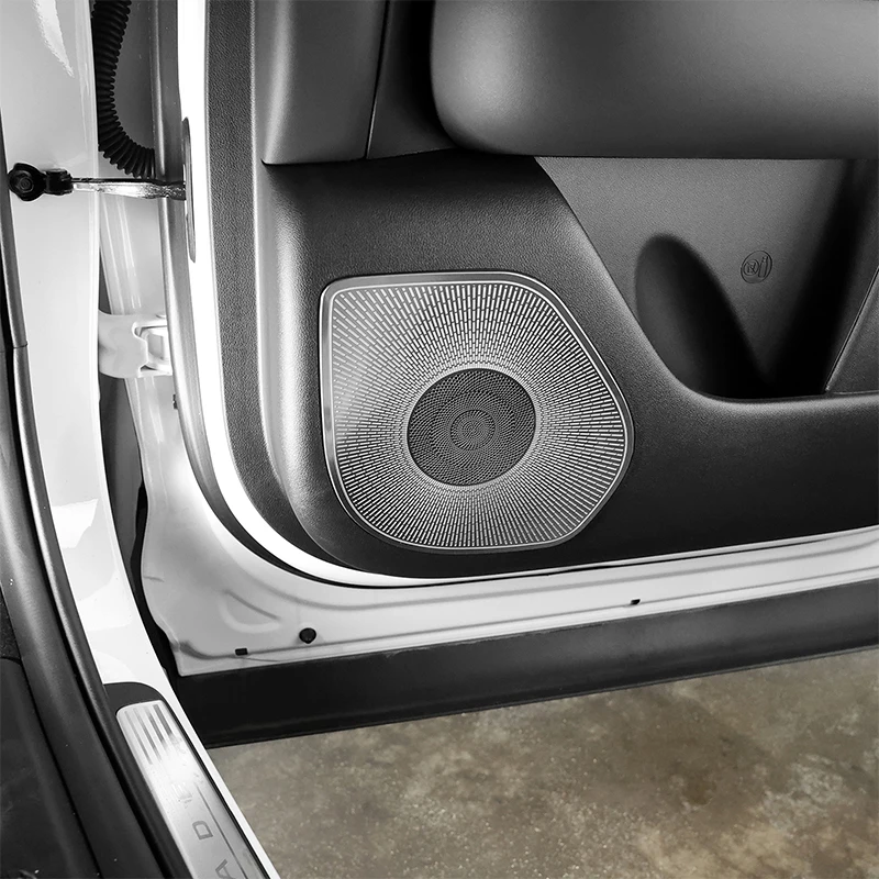 for Hyundai Palisade LX3 2025 2026 Stainless steel material adhesive installation of door audio protection cover