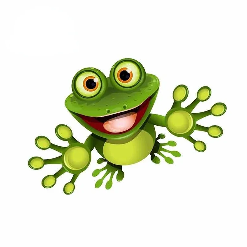 

Car stickers Cartoon Frog Vinyl Motorcycle High Quality Decal Car Accessories Waterproof and sunscreen Decor