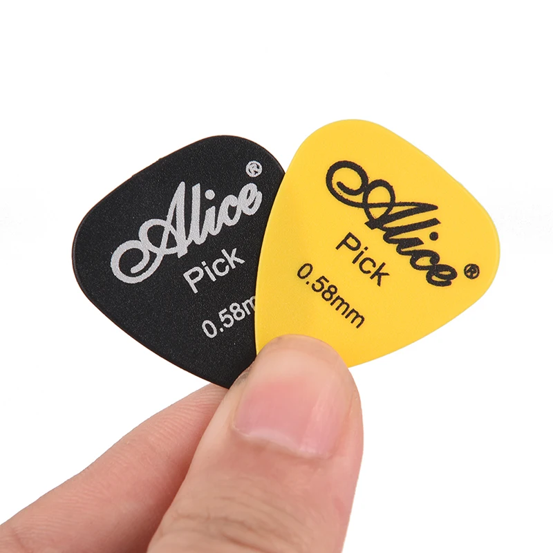 30/50 Pcs ABS Resin Frosted Guitar Plectrums Acoustic Music Guitar Picks Finger Paddle Multiple Thickness Boxed