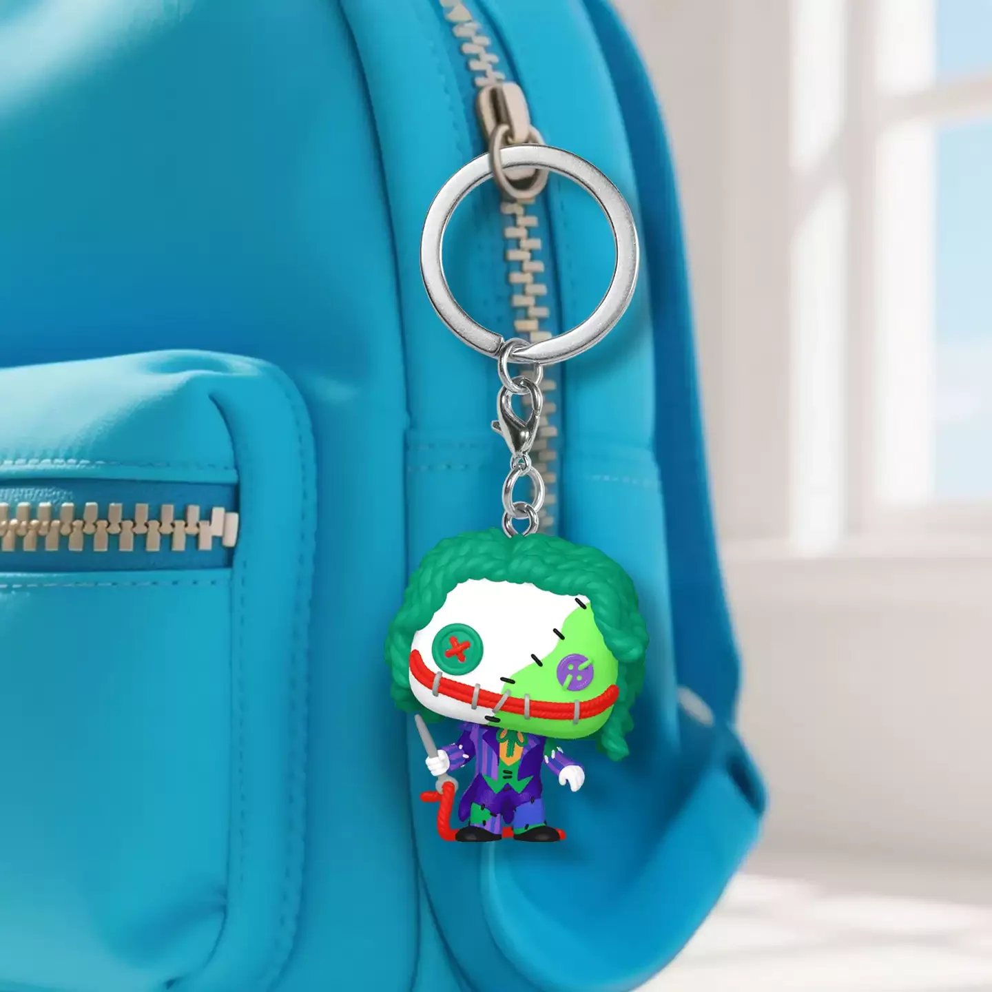 DC Comics Funko Pop Comics & Superheroes Keychain Patchwork Batman / The Joler Pendant Toys for Boys Gift Collectible Ornaments - Image 7