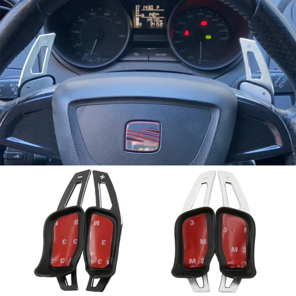 

Paddle Shifter For Seat Ibiza 6J SC Cupra FR Bocanegra 2010 2011 2012 Car Steering Wheel Paddles Extend DSG Stickers Car Styling
