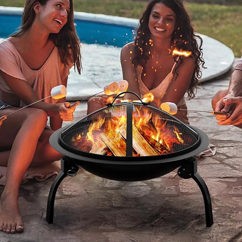 

Portable Camping Stove Patio Heaters Bonfire Tourist Brazier Garden Patio Heaters Hand Warmer Wood Outdoor Heating Pemanas LLPH