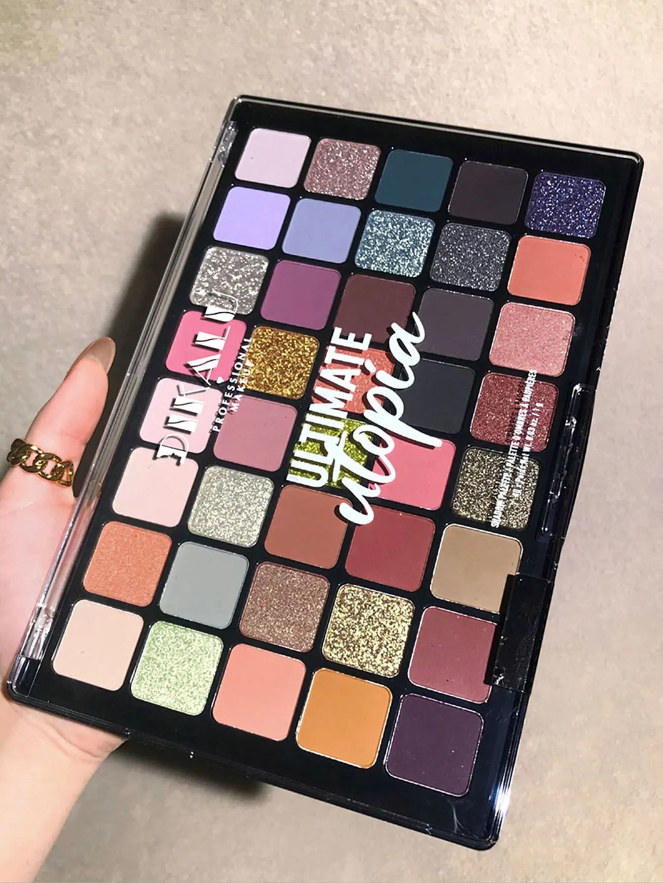 Dikalu 40 farbe lidschatten palette utopie königin erde perle matte glänzende mehrfarbige palette