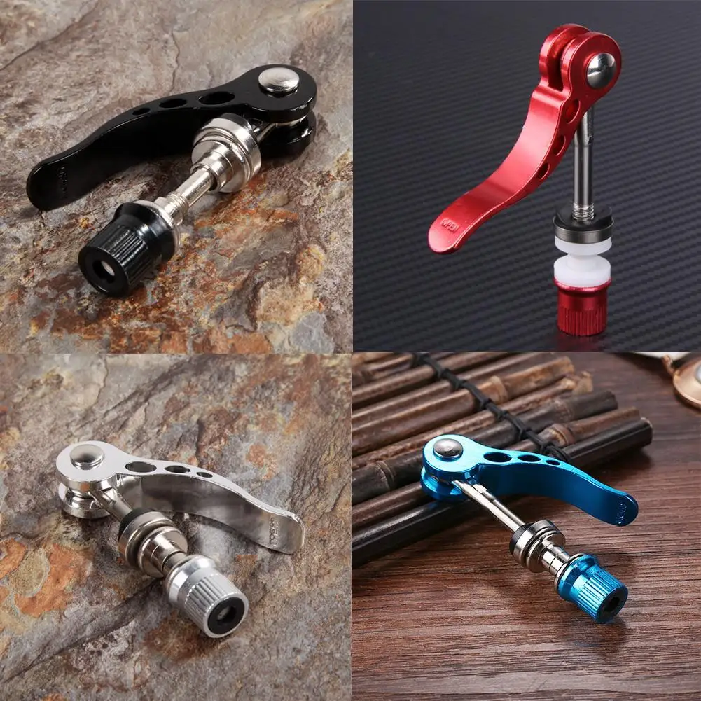 

Seat Post Quick Release Pin Aluminum Alloy Bicycle Seatpost Binder Bolt Portable Seatpost Clamp Skewer for MTB Road Bike
