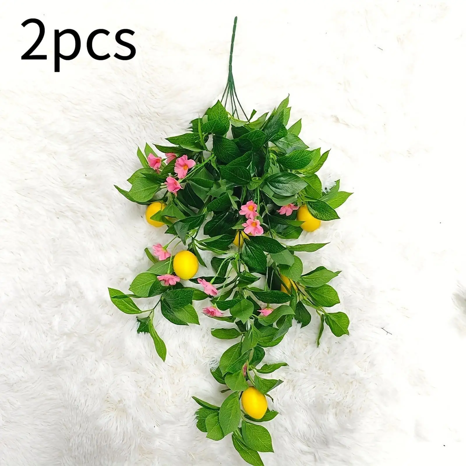 

Artificial Lemon Branch Fake Lemons Branch for Living Room Kitchen Indoor