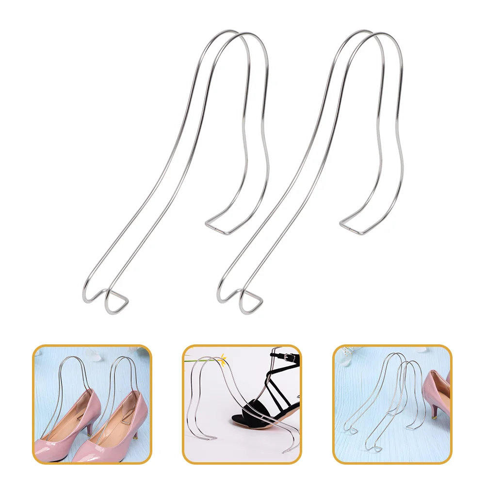 

2 Pcs Shoe Stretcher Organizer Rack Shoes for Women Portable Display Stand Holders Sandal Bracket