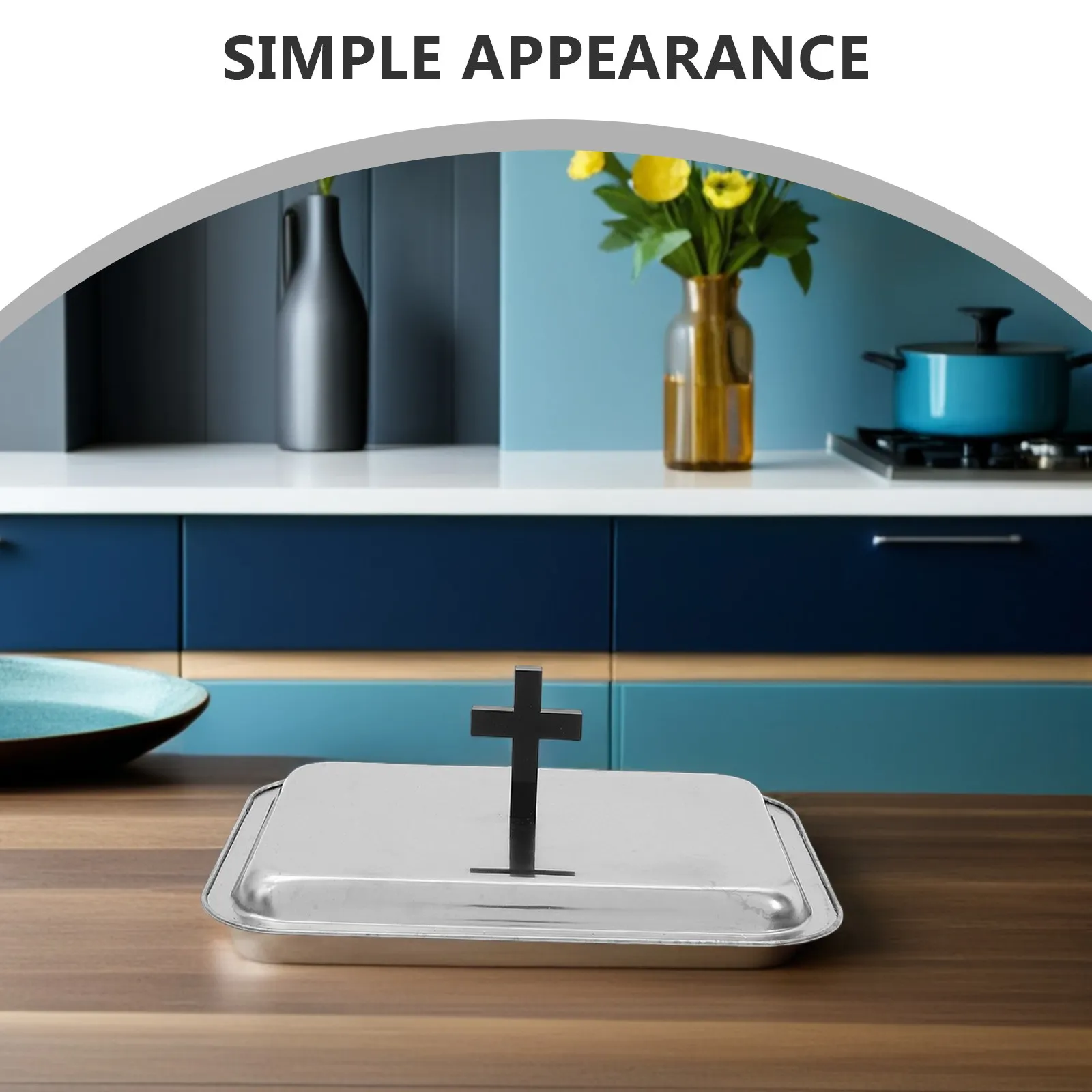 Communion Tray Lid Stainless Steel Dome Design Chafer Lid Handle for Baptism Christening Christmas Party Church Supplies