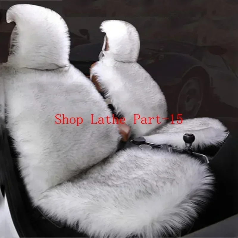 Warm Plush Car Seat Covers Universal Long Wool Fur Car Front Seat Protect Cushion Mat For Auto Accessories Car Seat Protector