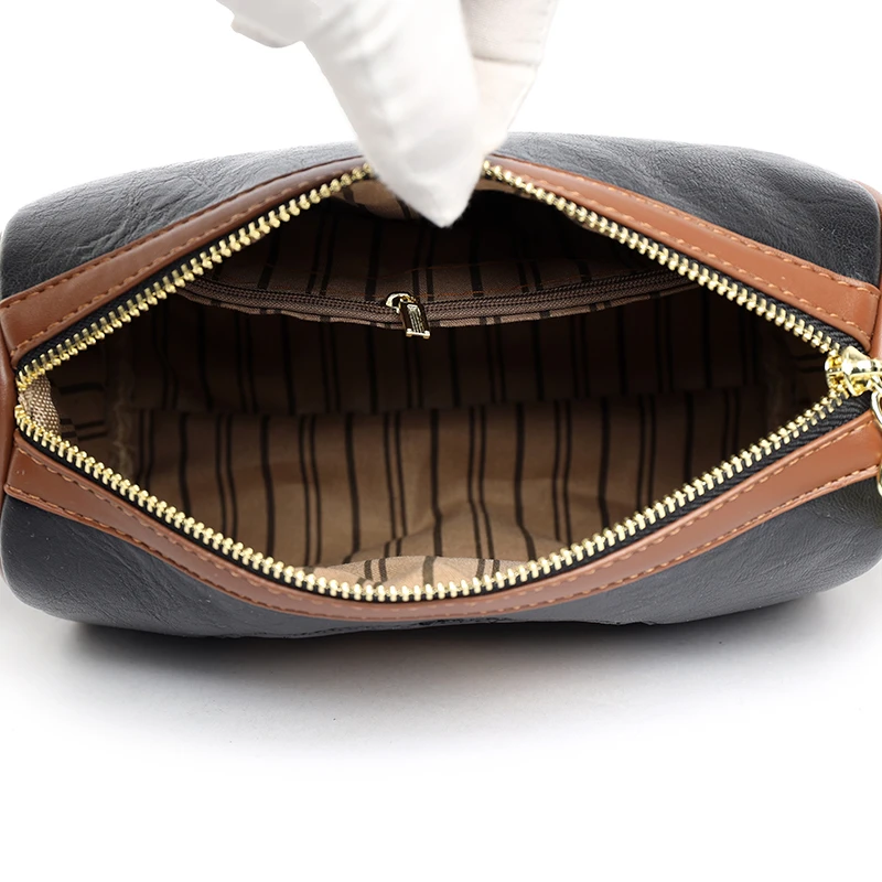 Torebka Vintage na ramiฤ dla kobiety, torebka z ลaลcuszkiem, czarne torby Crossbody, torby pod pachami,