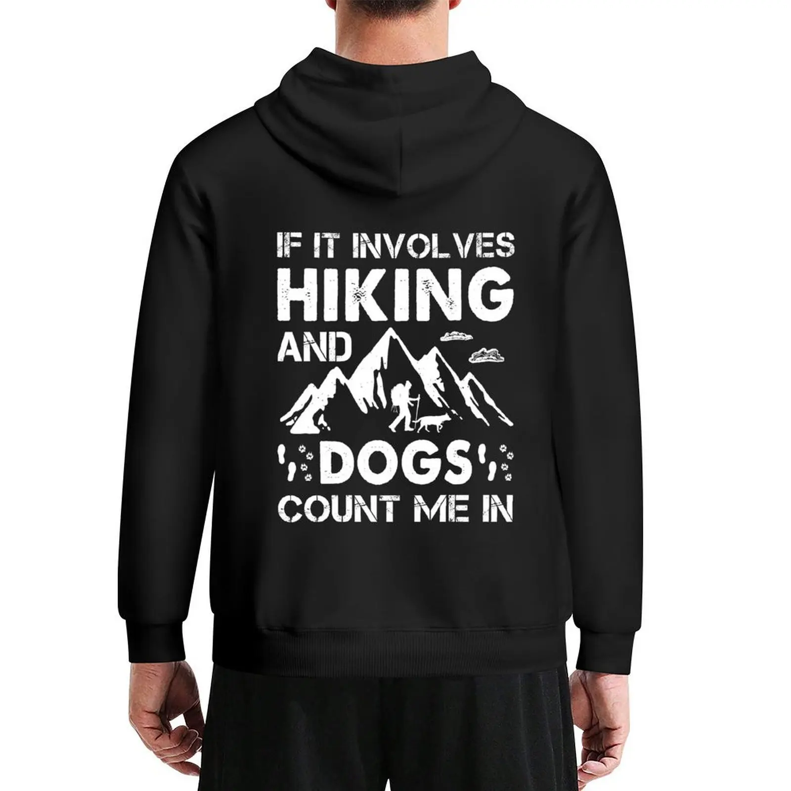 

I Love Hiking And Dogs Hoodie hooded shirt aesthetic clothing blouse men's clothes designer hoodies