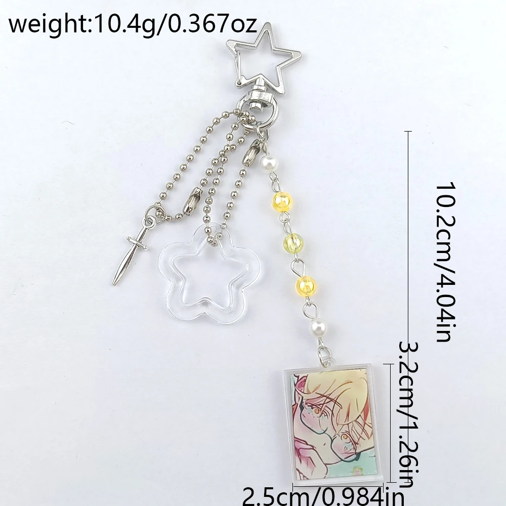 Alien Stage Handmade Matching Keychains: Luka, Mizi, Hyuna and Ivan Fashion Keychain Necklace Jewelry Accessories Gifts