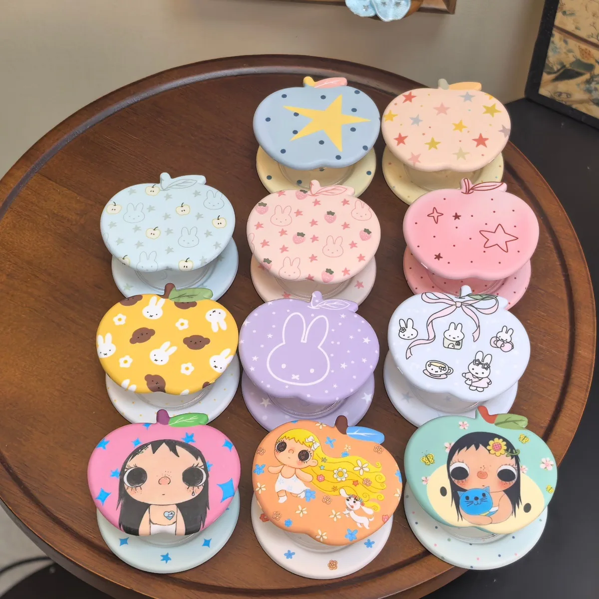 

Apple Ins Cartoon New Suitable for MagSafe Magnetic Bracket Super Adsorption Force Retractable Desktop Airbag New for IPhone 18