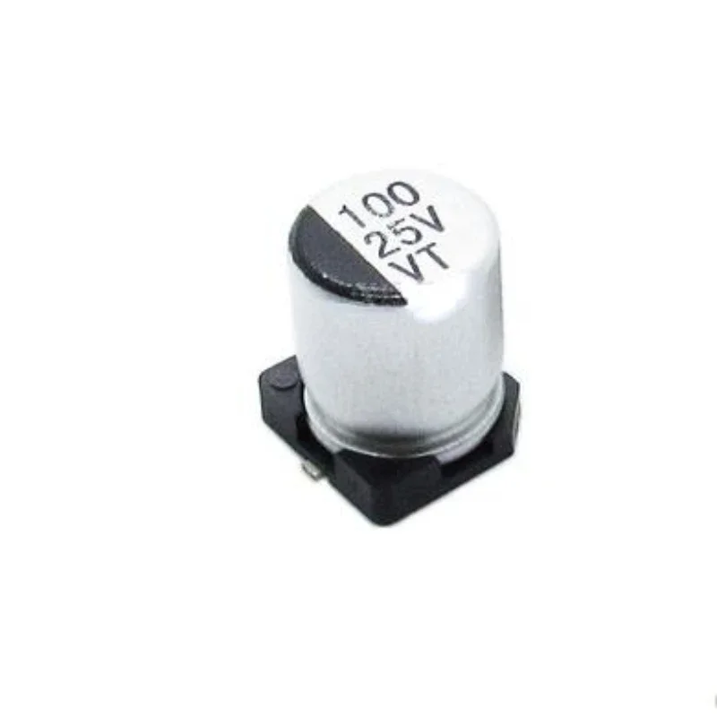

(10piece)25V100UF 6.3*7.7 100UF/25V 25SVPF100M 8X7 solid state capacitor SVPF series SMD
