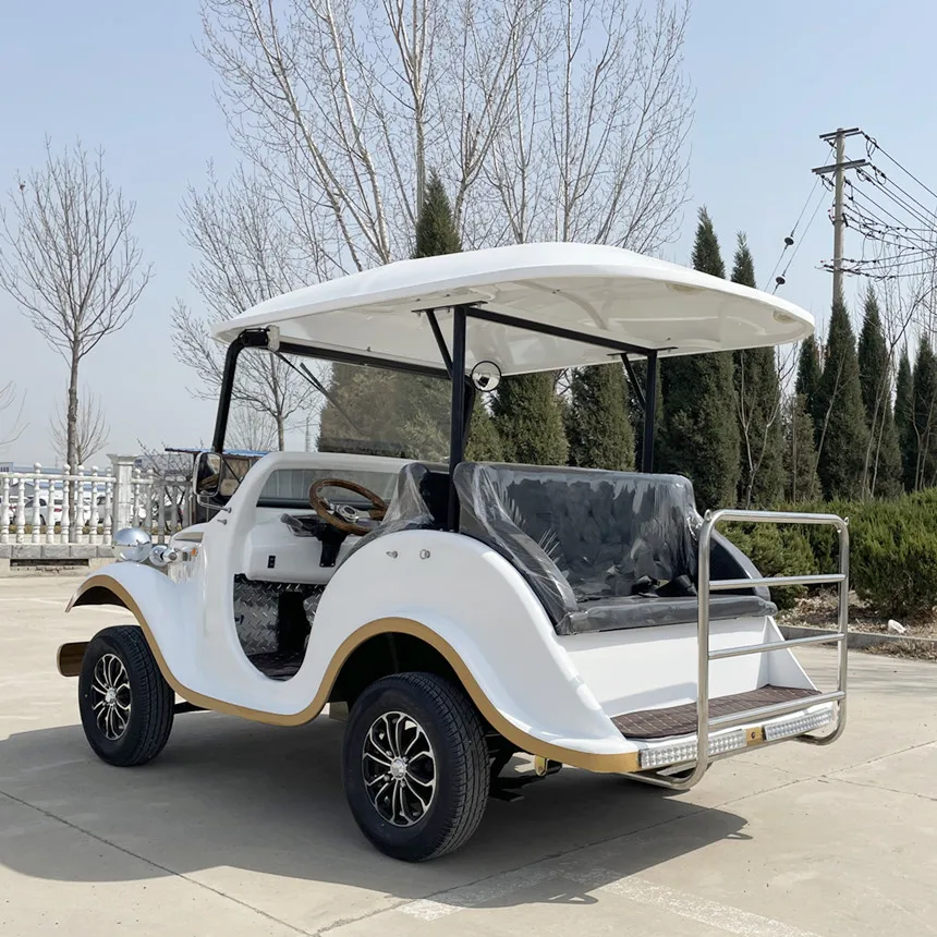 Golf Cart Gas Powered CE Antique Car Electric Car Customized 4 6 8 10 Seats ODM Customized