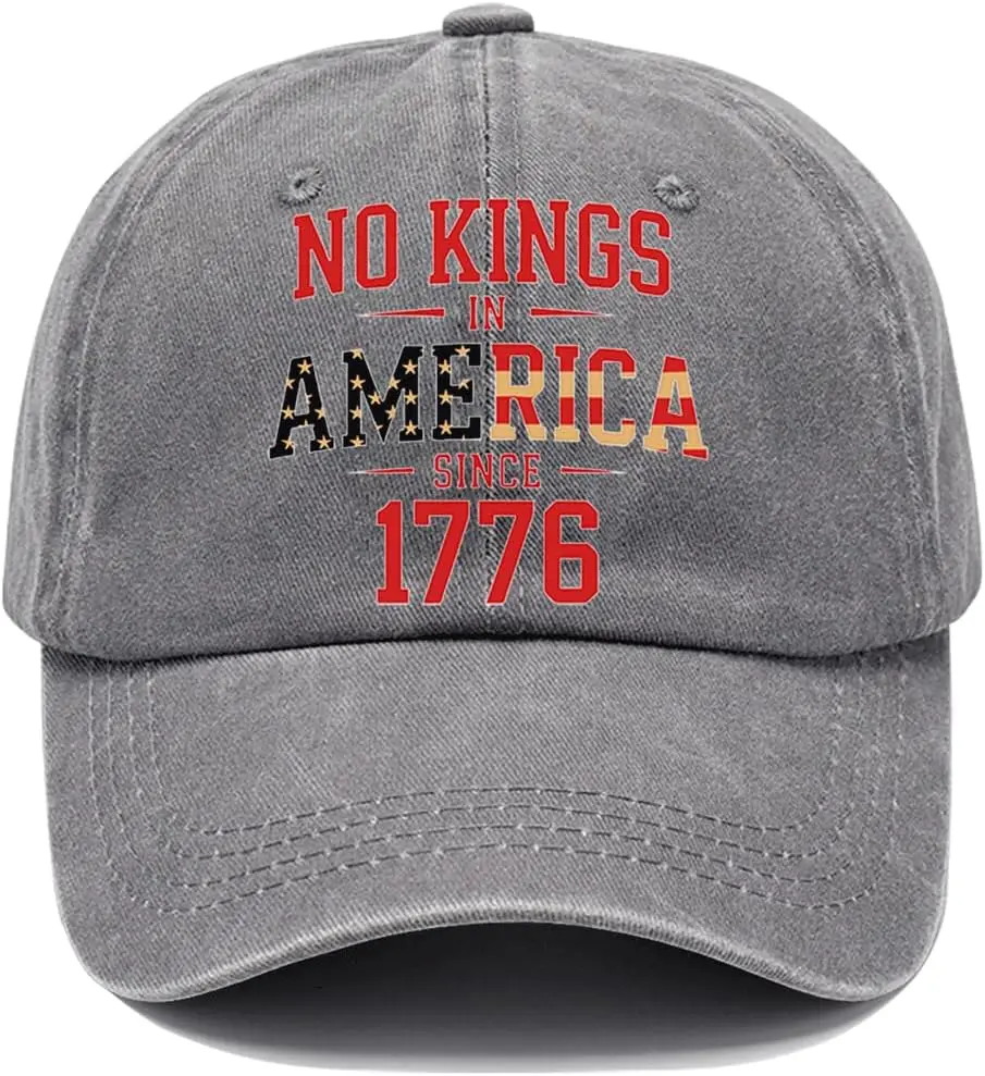 

Шляпа NO Kings в Америке с 1776 года. Шляпа с знаком протеста No Kings для женщин и мужчин.